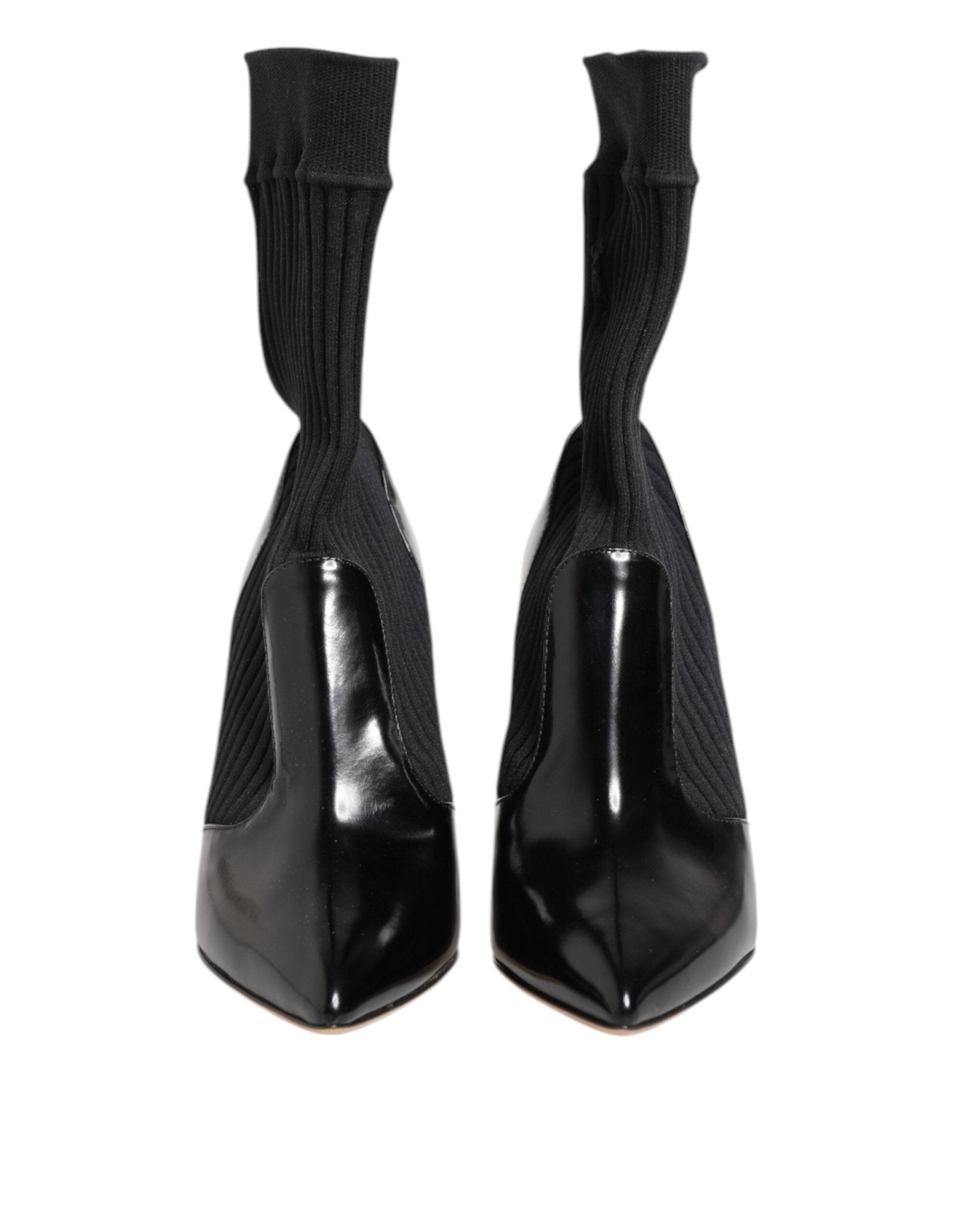 Dolce & Gabbana Black Stretch Stilettos Booties Socks Shoes – EU37/US6.5 par Dolce & Gabbana | Disponible sur Sandy Store ByNet