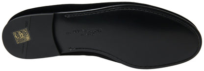 Dolce & Gabbana Black Velvet Loafers Formal Shoes – EU39/US6 par Dolce & Gabbana | Disponible sur Sandy Store ByNet
