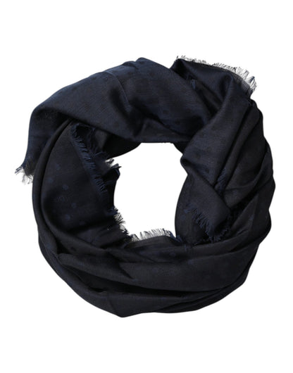 Dolce & Gabbana Black Viscose Fringes Neck Warmer Scarf – par Dolce & Gabbana | Disponible sur Sandy Store ByNet