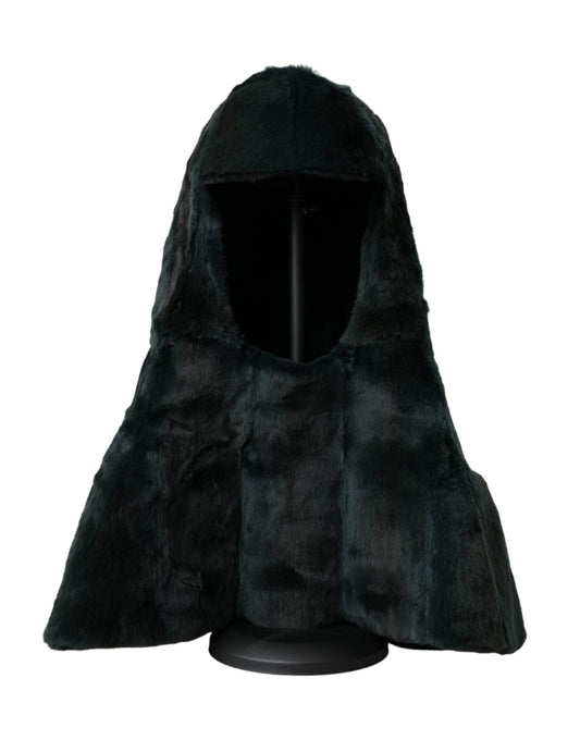 Dolce & Gabbana Black Weasel Fur Whole Head Wrap Hat – 57 cm|S par Dolce & Gabbana | Disponible sur Sandy Store ByNet