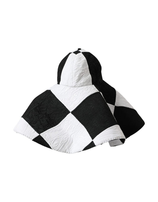 Dolce & Gabbana Black White Checkered Wide Brim Floppy Hat – 57 cm|S par Dolce & Gabbana | Disponible sur Sandy Store ByNet