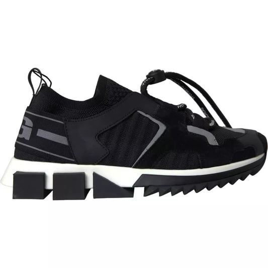 Dolce & Gabbana Black White Logo Sorrento Mens Sneakers Shoes – EU41/US8 par Dolce & Gabbana | Disponible sur Sandy Store ByNet