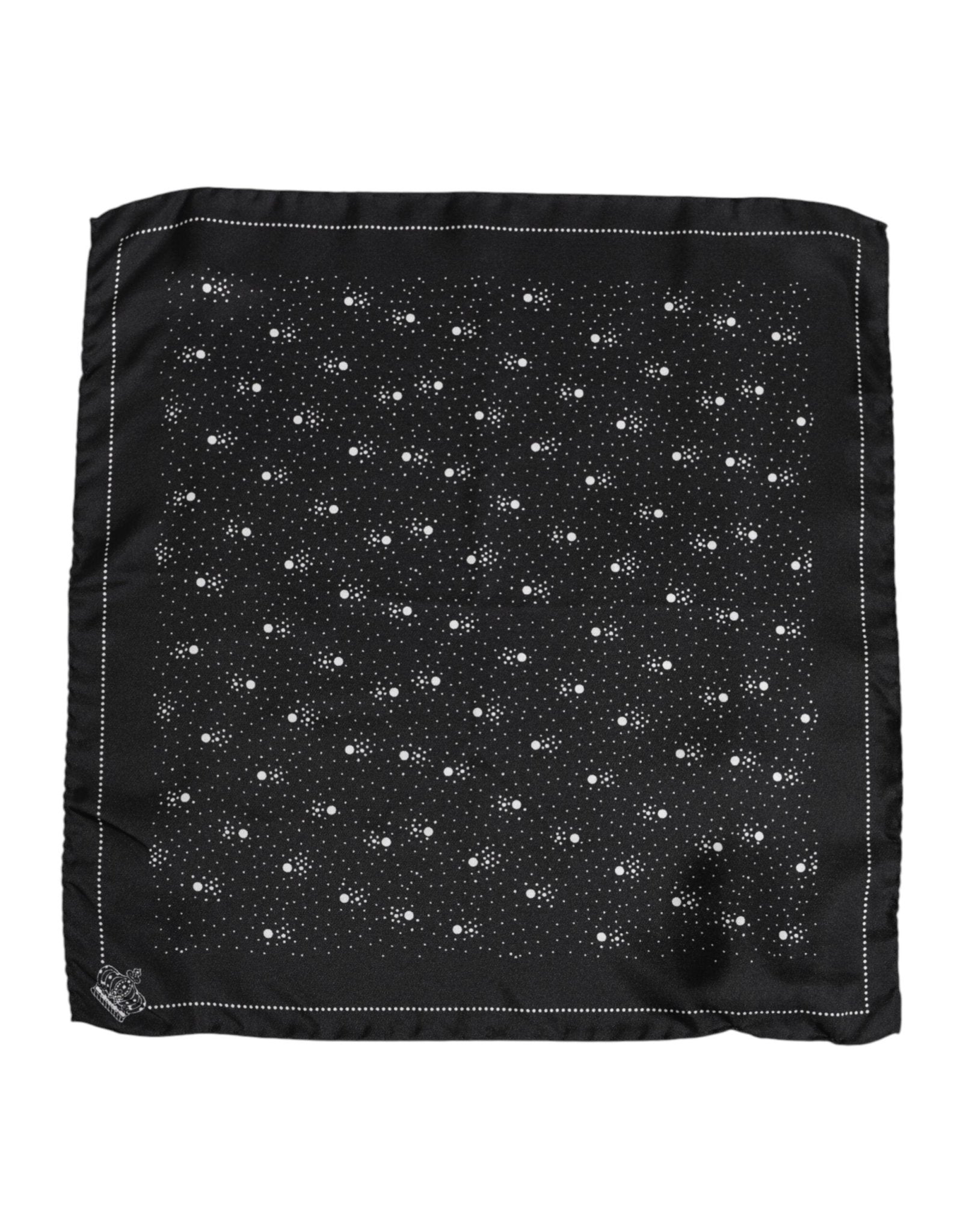 Dolce & Gabbana Black White Printed Square Men Foulard Scarf – par Dolce & Gabbana | Disponible sur Sandy Store ByNet