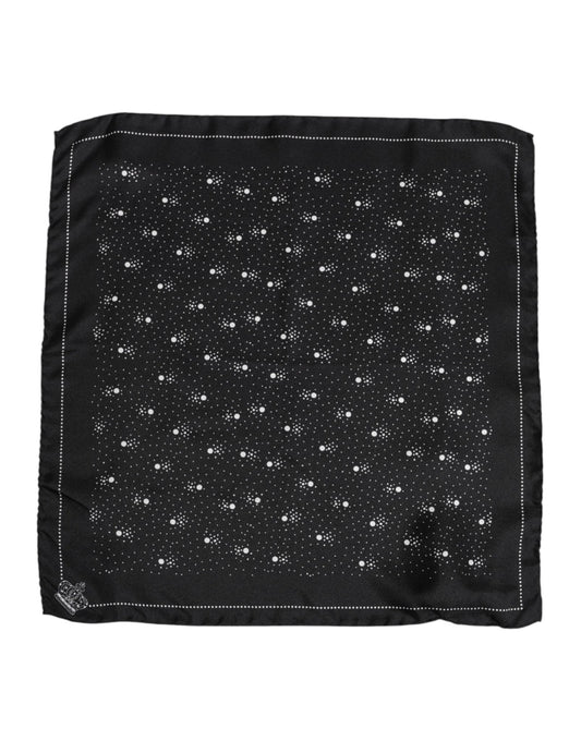 Dolce & Gabbana Black White Printed Square Men Foulard Scarf – par Dolce & Gabbana | Disponible sur Sandy Store ByNet