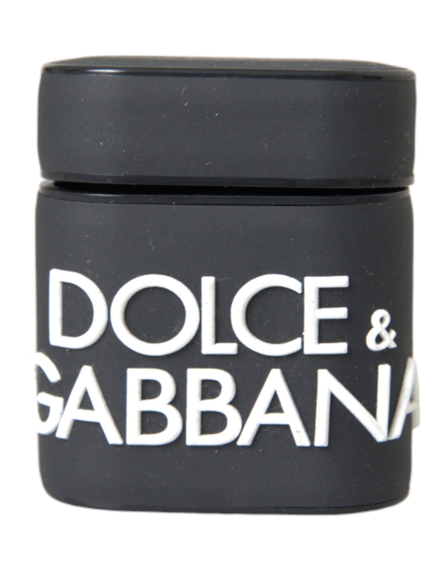 Dolce & Gabbana Black White Silicone Embossed Logo Airpods Case - Sandy Store ByNet