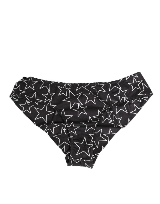 Dolce & Gabbana Black White Star Print Cotton Slip Panty Underwear – IT3 | M par Dolce & Gabbana | Disponible sur Sandy Store ByNet