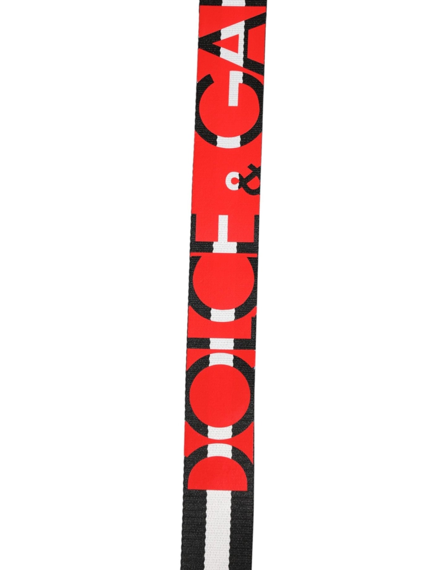 Dolce & Gabbana Black White Striped Logo Metal Buckle Belt – 105 cm / 42 Inches par Dolce & Gabbana | Disponible sur Sandy Store ByNet