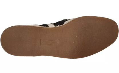 Dolce & Gabbana Black White Stripes Slip On Espadrille Shoes – EU41/US8 par Dolce & Gabbana | Disponible sur Sandy Store ByNet