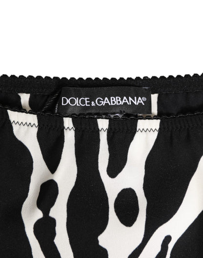 Dolce & Gabbana Black White Zebra Print Slip Briefs Underwear – IT2 | S par Dolce & Gabbana | Disponible sur Sandy Store ByNet