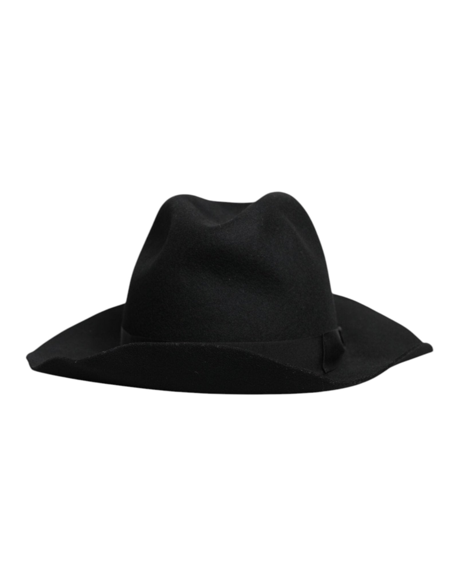 Dolce & Gabbana Black Wide Brim Trilby Fedora Hat – 57 cm|S par Dolce & Gabbana | Disponible sur Sandy Store ByNet