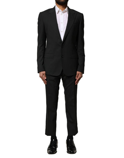 Dolce & Gabbana Black Wool 2 Piece Single Breasted Suit – IT46 | S par Dolce & Gabbana | Disponible sur Sandy Store ByNet