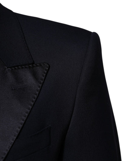 Dolce & Gabbana Black Wool 3 Piece Slim Fit Formal Men Suit – IT50 | L par Dolce & Gabbana | Disponible sur Sandy Store ByNet