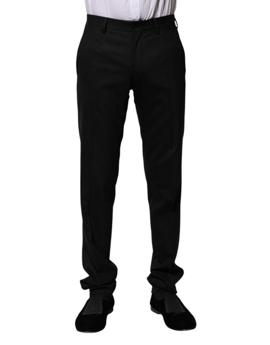 Dolce & Gabbana Black Wool Formal Dress Pants – IT44 | XS par Dolce & Gabbana | Disponible sur Sandy Store ByNet