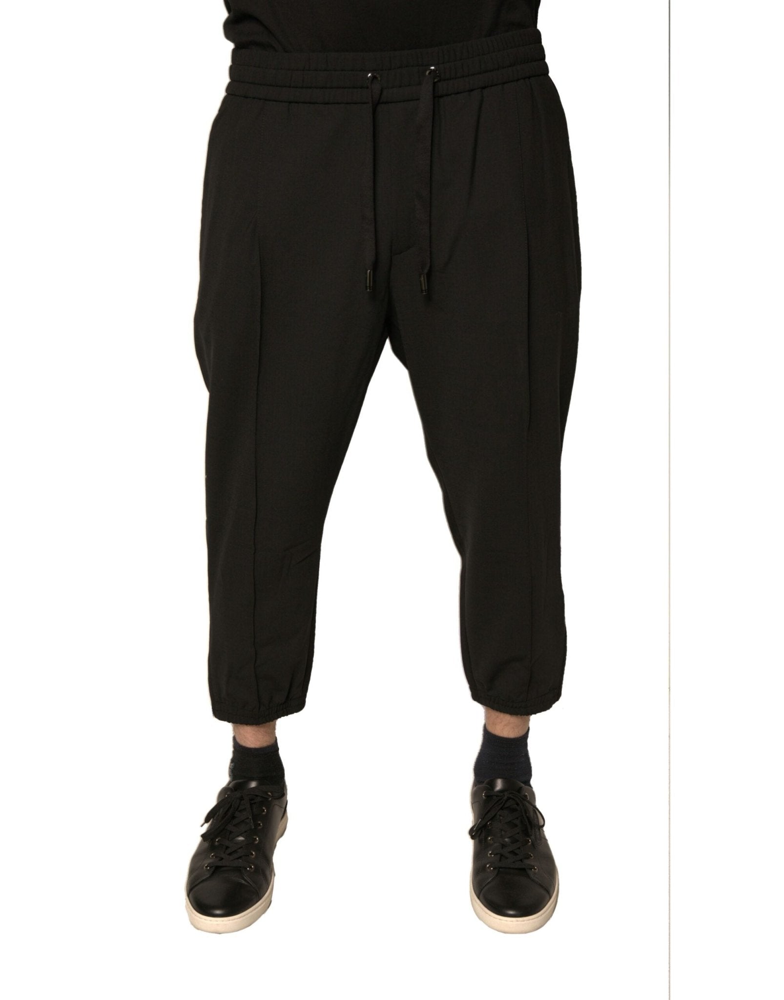 Dolce & Gabbana Black Wool Jogger Jogging Pants – IT50 | L par Dolce & Gabbana | Disponible sur Sandy Store ByNet