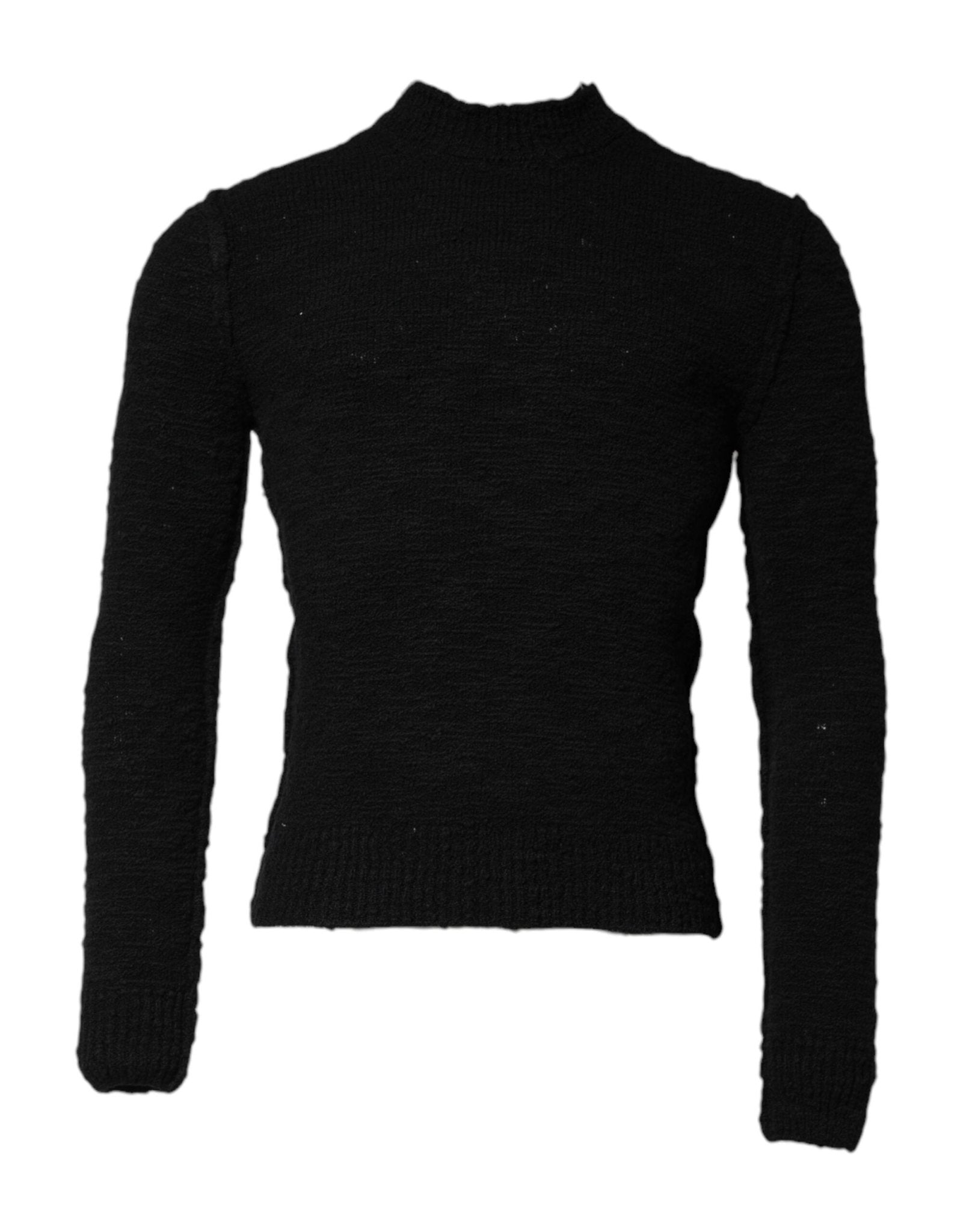 Dolce & Gabbana Black Wool Knit Crew Neck Pullover Sweater – IT44 | XS par Dolce & Gabbana | Disponible sur Sandy Store ByNet