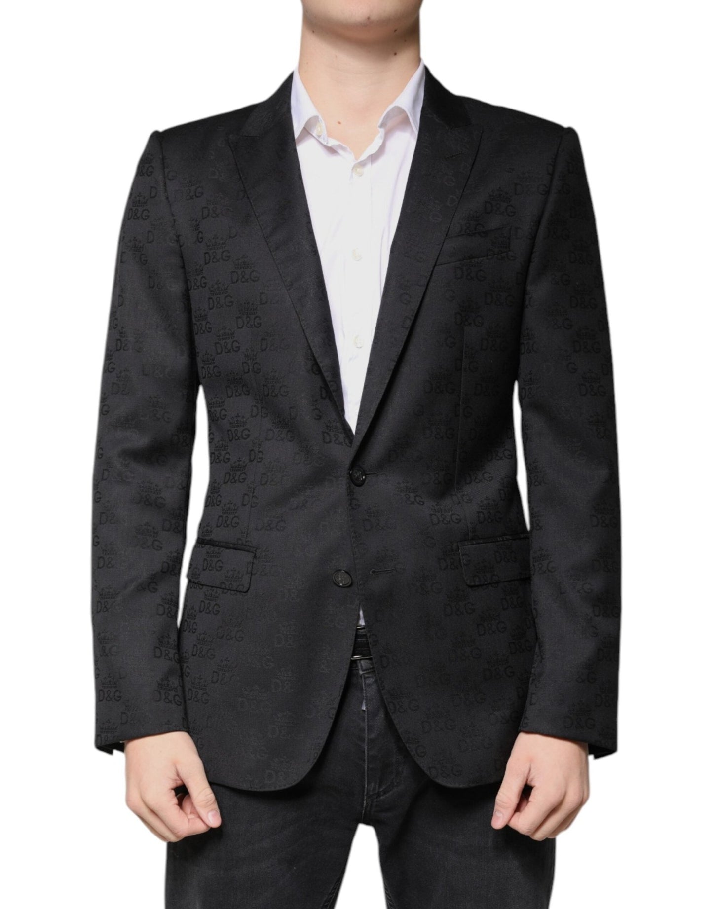 Dolce & Gabbana Black Wool Single Breasted Formal Blazer - Sandy Store ByNet
