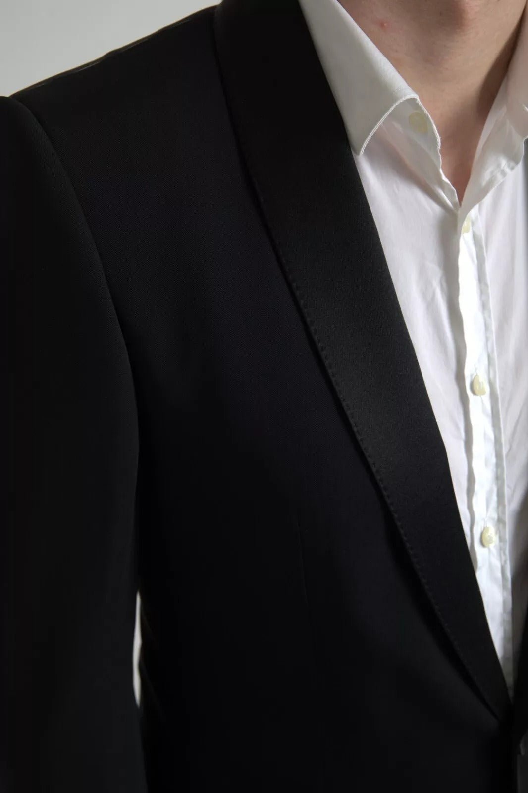 Dolce & Gabbana Black Wool Single Breasted MARTINI Blazer - Sandy Store ByNet