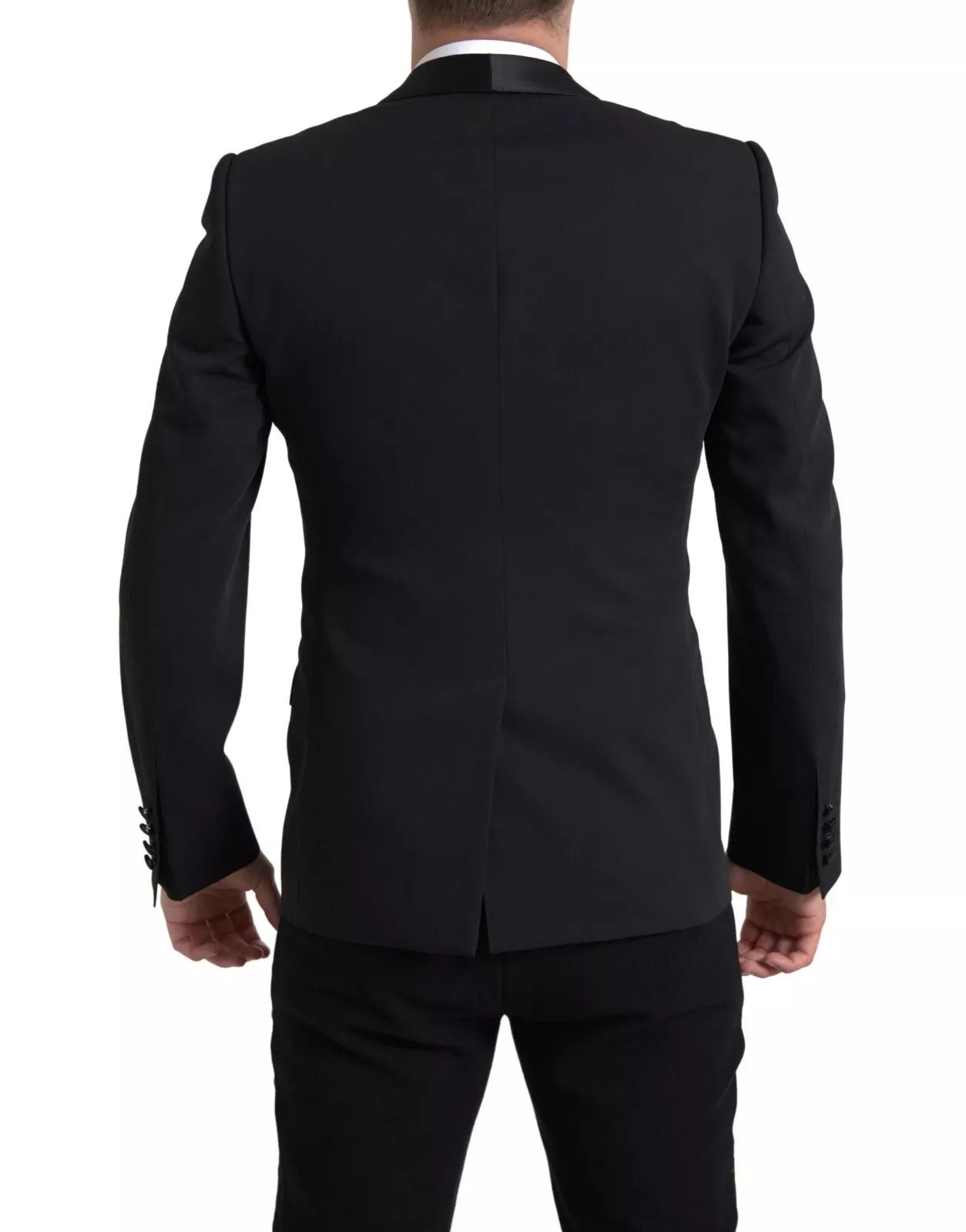 Dolce & Gabbana Black Wool Single Breasted MARTINI Blazer - Sandy Store ByNet