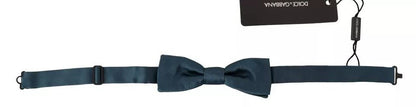 Dolce & Gabbana Blue 100% Silk Adjustable Neck Bow Tie Mens – par Dolce & Gabbana | Disponible sur Sandy Store ByNet