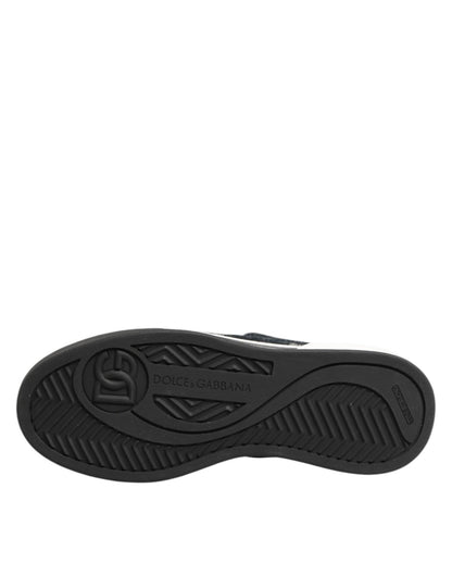 Dolce & Gabbana Blue Cotton Denim Logo Low Top Sneakers Shoes – EU44/US11 par Dolce & Gabbana | Disponible sur Sandy Store ByNet