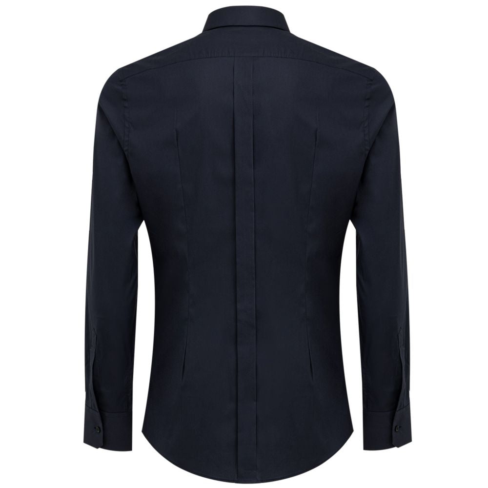 Dolce & Gabbana Blue Cotton Shirt - Sandy Store ByNet