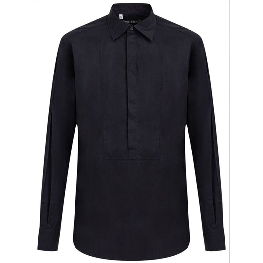 Dolce & Gabbana Blue Cotton Shirt - Sandy Store ByNet