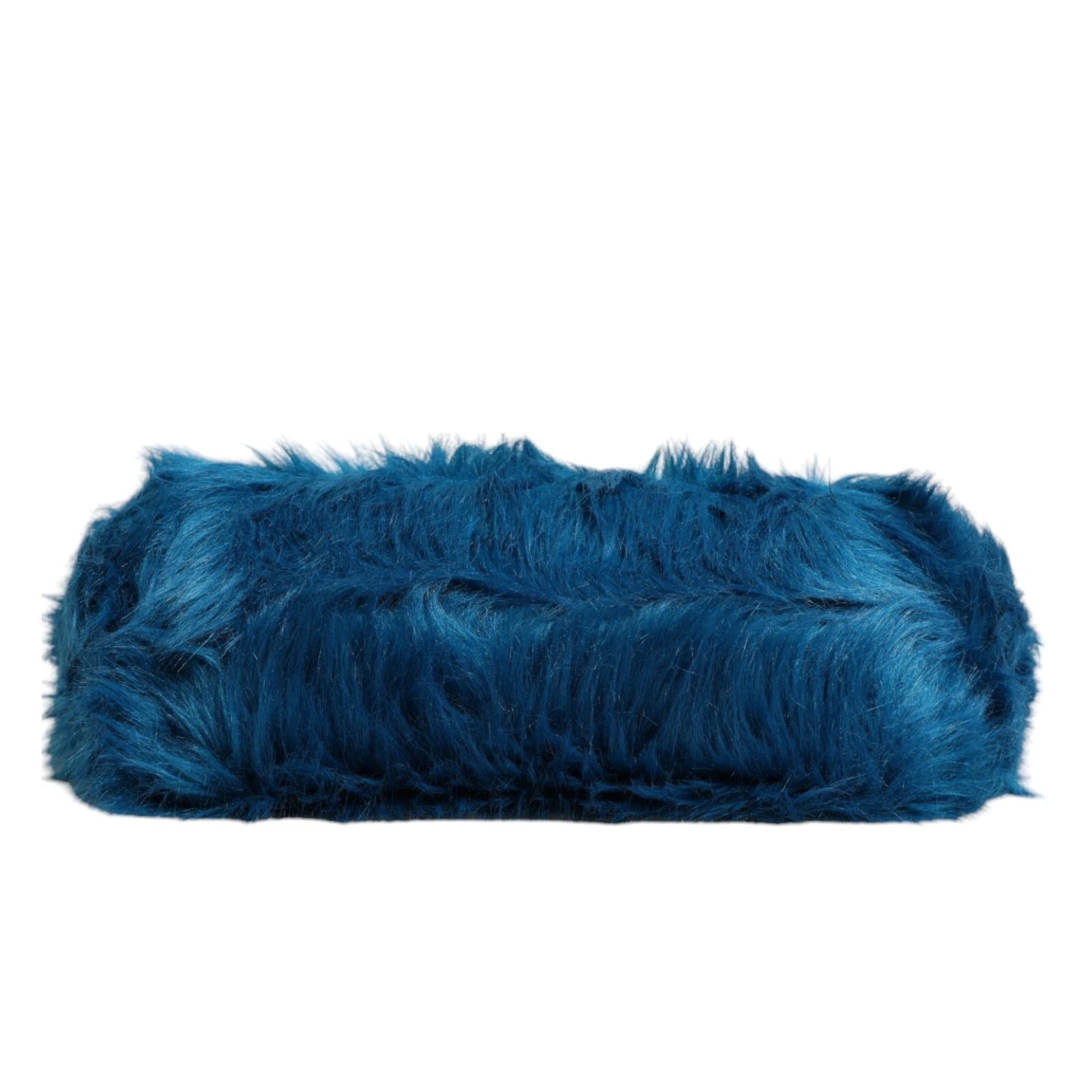 Dolce & Gabbana Blue Fur Logo Plaque Double Handle Shoulder Bag – par Dolce & Gabbana | Disponible sur Sandy Store ByNet