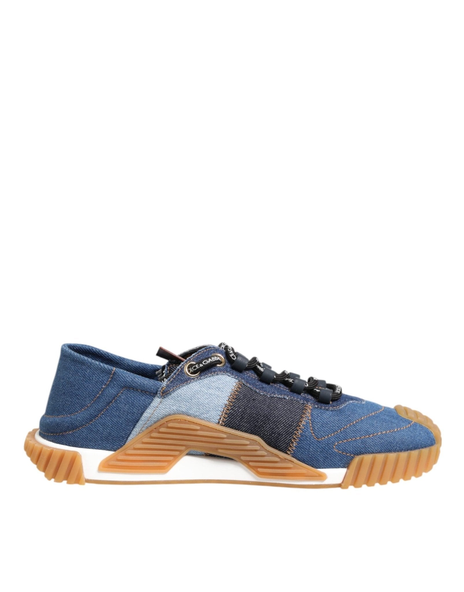 Dolce & Gabbana Blue Lace Up Low Top NS1 Sneakers Shoes – EU43.5/US10.5 par Dolce & Gabbana | Disponible sur Sandy Store ByNet