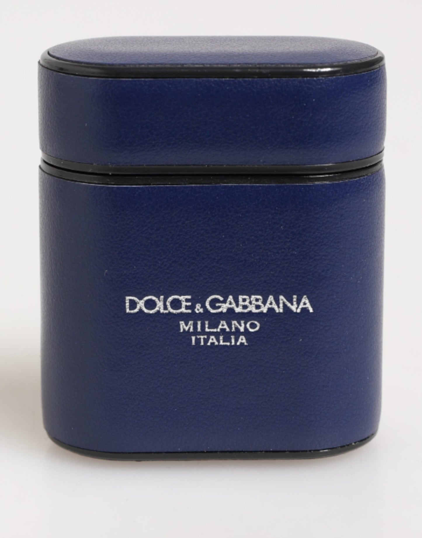 Dolce & Gabbana Blue Leather Logo Print Flip Holder Men Airpods Case – par Dolce & Gabbana | Disponible sur Sandy Store ByNet