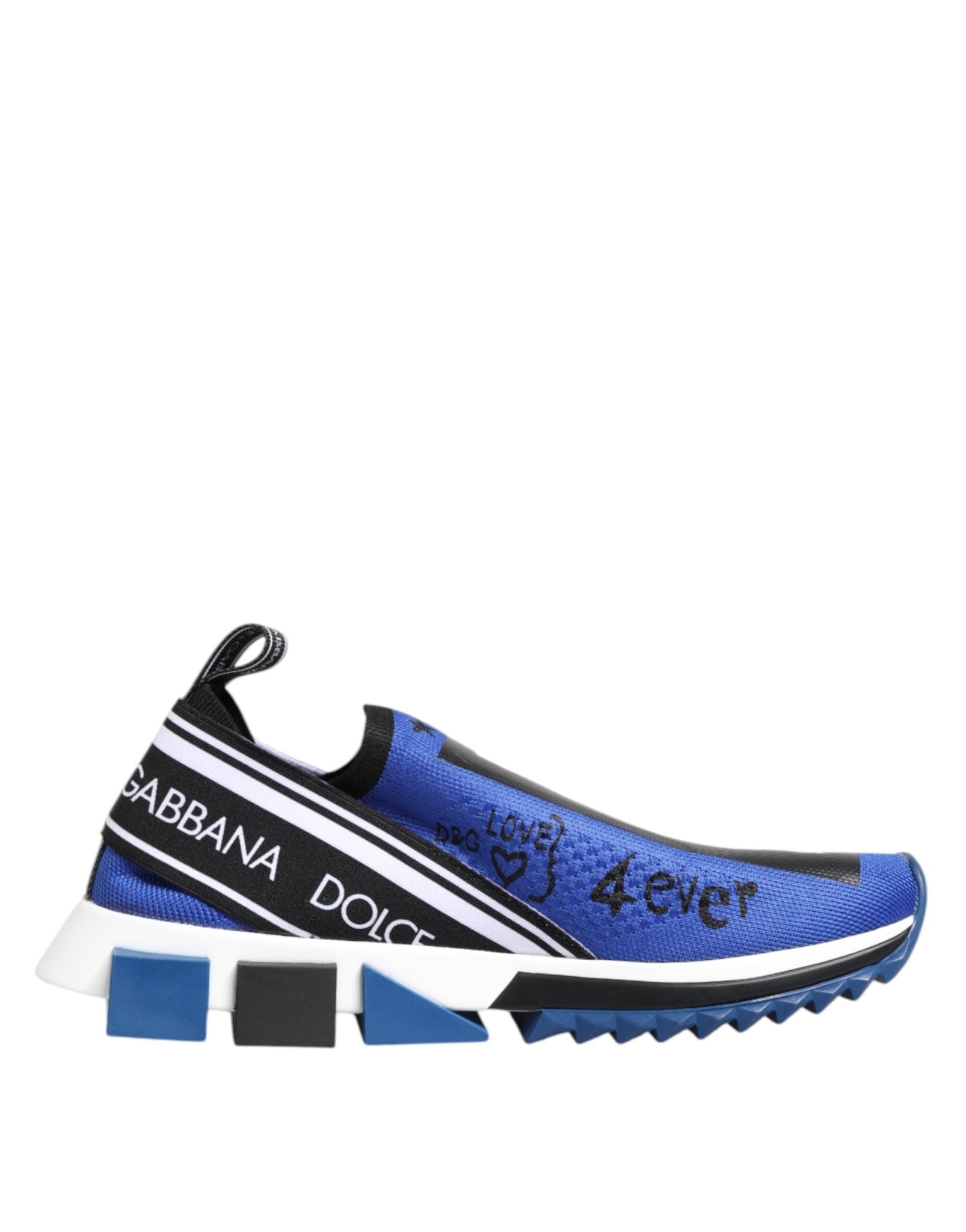 Dolce & Gabbana Blue Logo Low Top Sorrento Sneakers Shoes – EU39.5/US6.5 par Dolce & Gabbana | Disponible sur Sandy Store ByNet