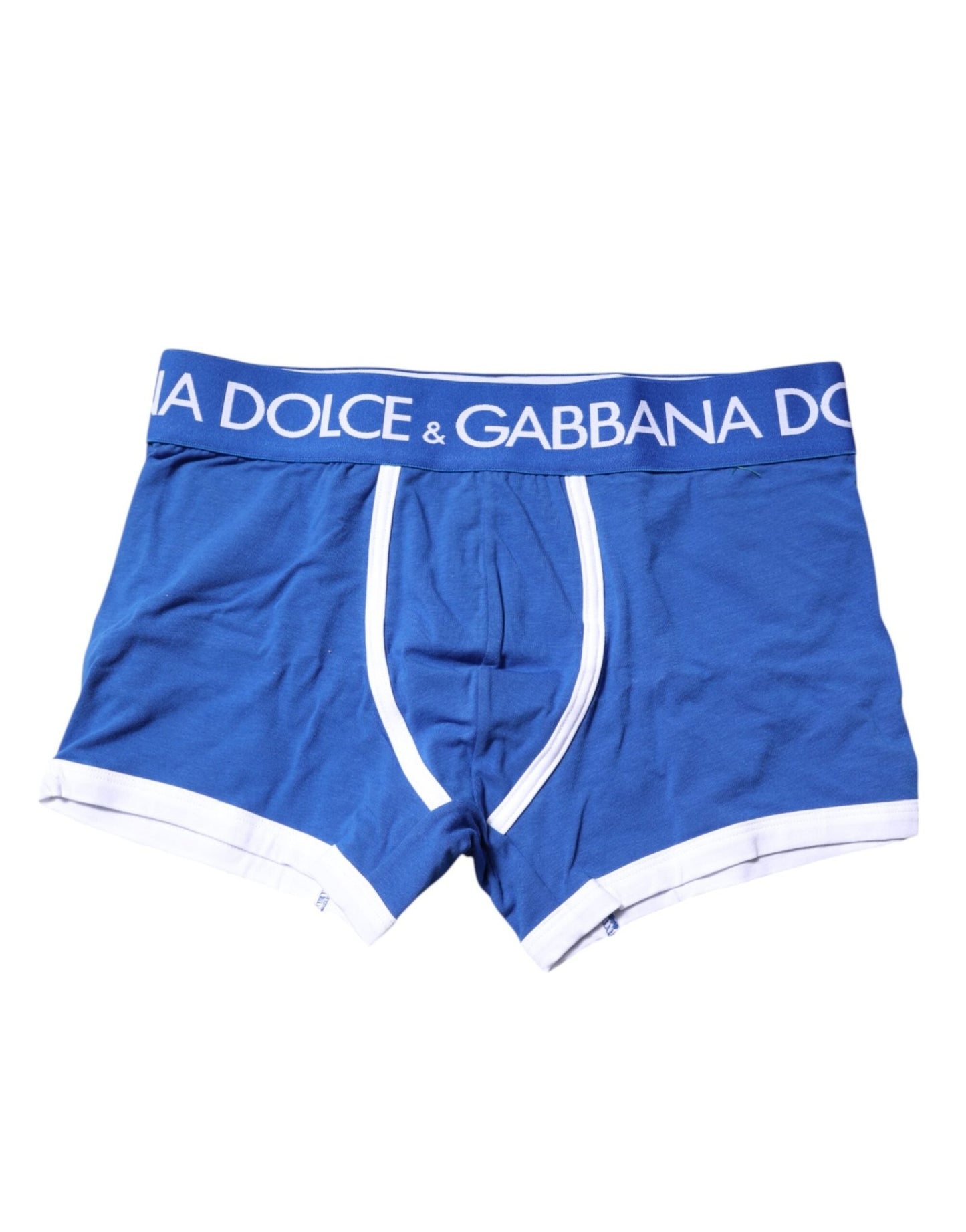 Dolce & Gabbana Blue Logo Waist Regular Boxer Brief Underwear – IT3 | XS par Dolce & Gabbana | Disponible sur Sandy Store ByNet