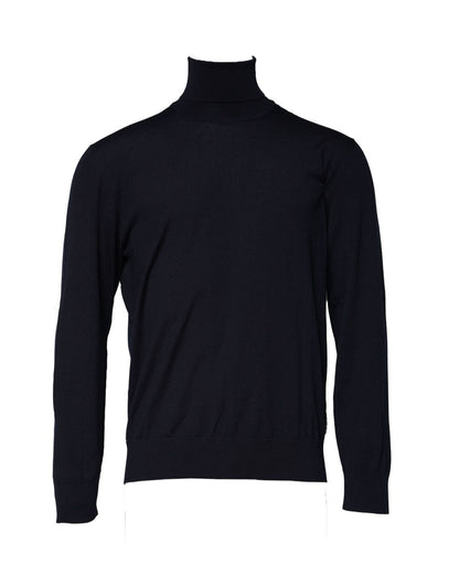 Dolce & Gabbana Blue Long Sleeve Turtleneck Pullover Sweater – IT56 | XXL par Dolce & Gabbana | Disponible sur Sandy Store ByNet