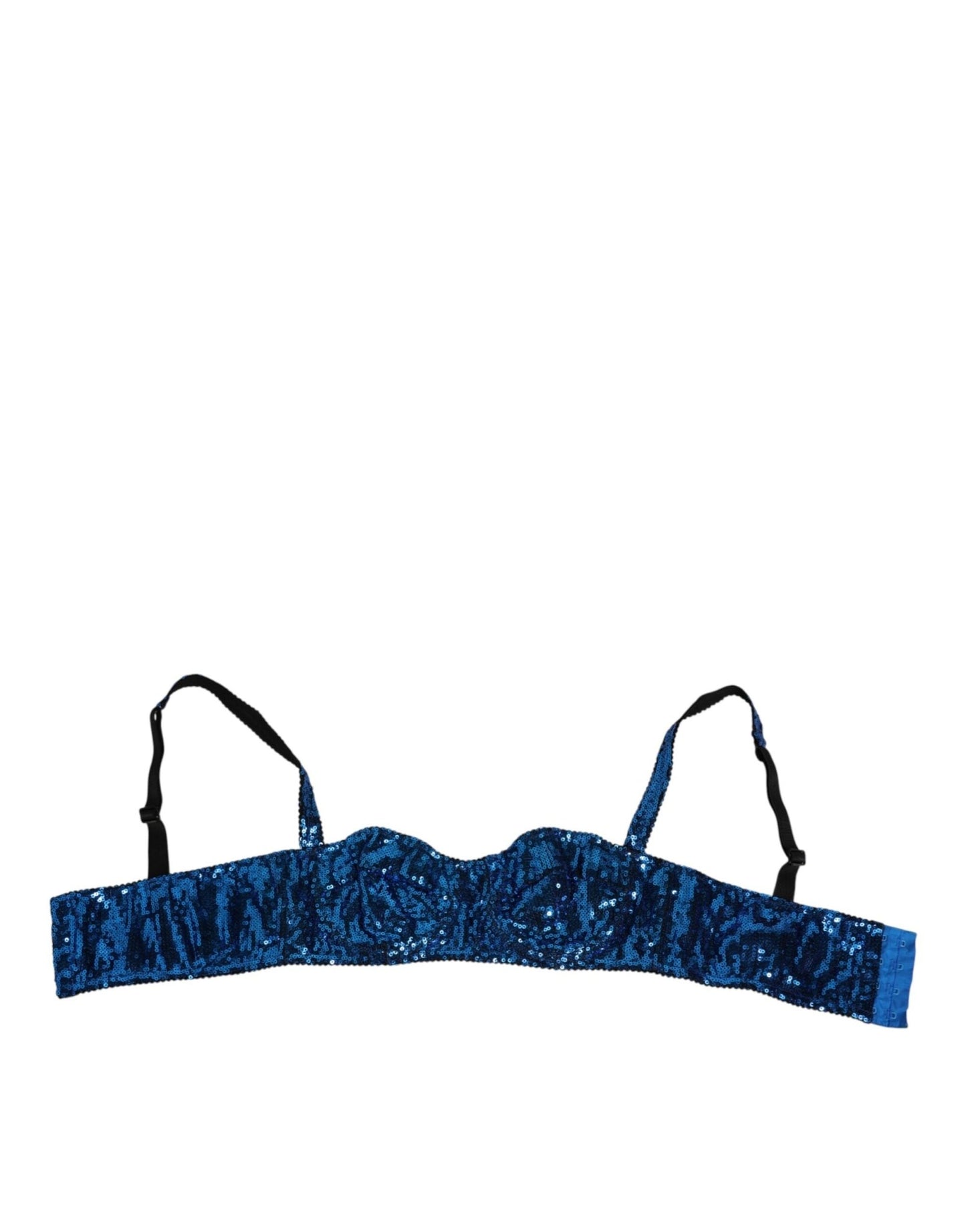 Dolce & Gabbana Blue Sequin Embellished Balconnet Bra Underwear – IT2 | S par Dolce & Gabbana | Disponible sur Sandy Store ByNet