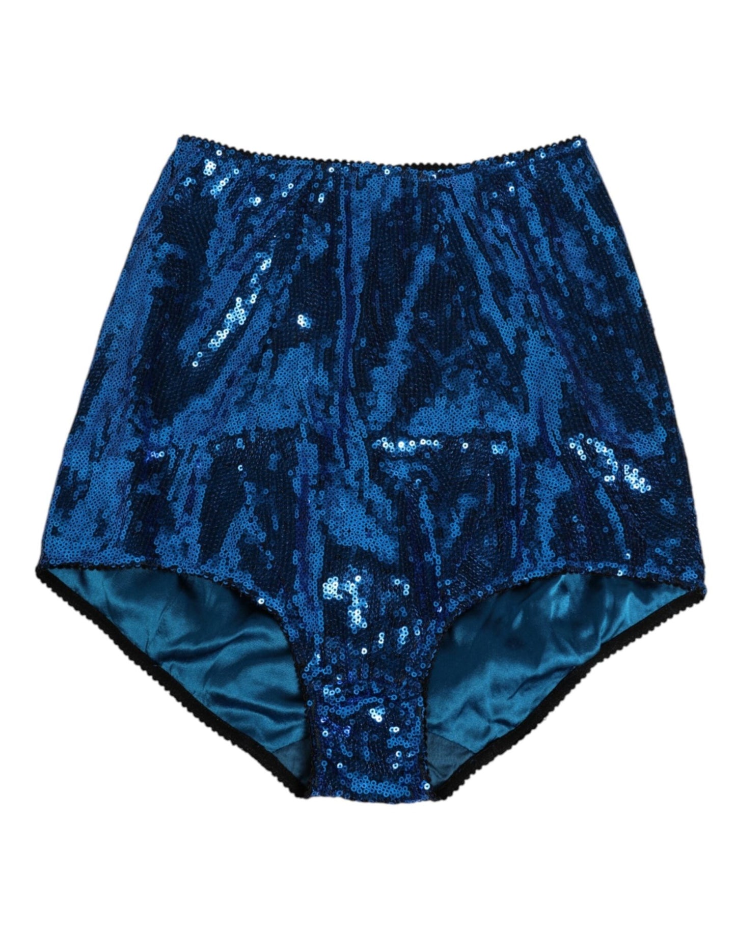 Dolce & Gabbana Blue Sequin Embellished High Waist Girdle Underwear – IT2 | S par Dolce & Gabbana | Disponible sur Sandy Store ByNet