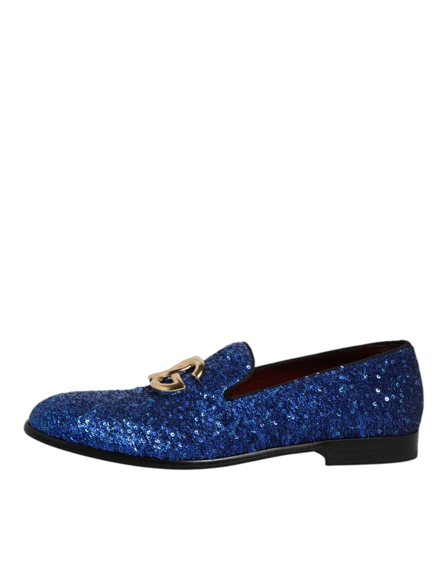 Dolce & Gabbana Blue Sequined Loafers Formal Dress Men Shoes – EU44/US11 par Dolce & Gabbana | Disponible sur Sandy Store ByNet