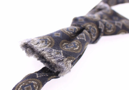 Dolce & Gabbana Blue Silk Baroque Fantasi Tied Bow Tie Papillon – par Dolce & Gabbana | Disponible sur Sandy Store ByNet