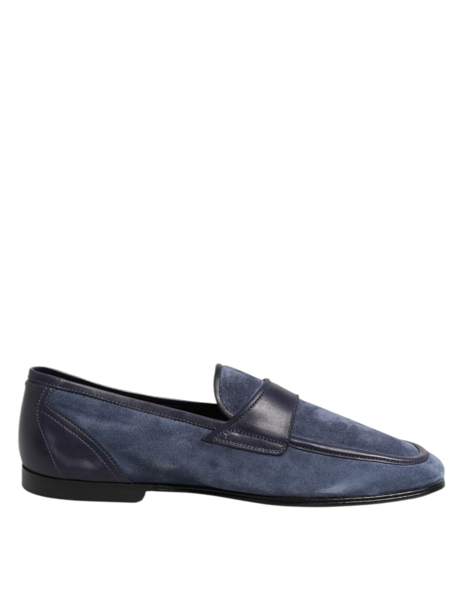 Dolce & Gabbana Blue Suede Leather Loafers Moccasin Shoes – EU40/US7 par Dolce & Gabbana | Disponible sur Sandy Store ByNet