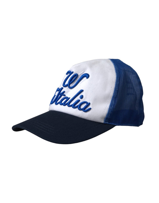 Dolce & Gabbana Blue White Black Italia Mesh Baseball Hat – 57 cm|S par Dolce & Gabbana | Disponible sur Sandy Store ByNet