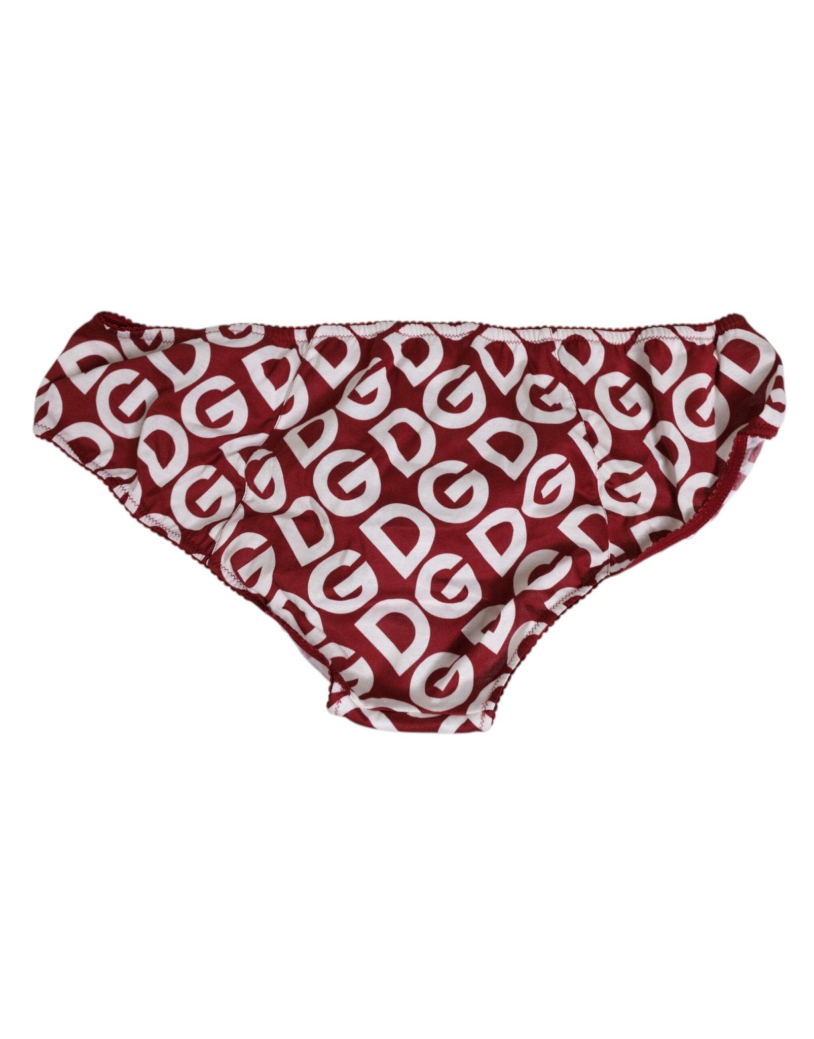 Dolce & Gabbana Bordeaux DG Logo Slip Bottom Brief Underwear – IT4 | L par Dolce & Gabbana | Disponible sur Sandy Store ByNet
