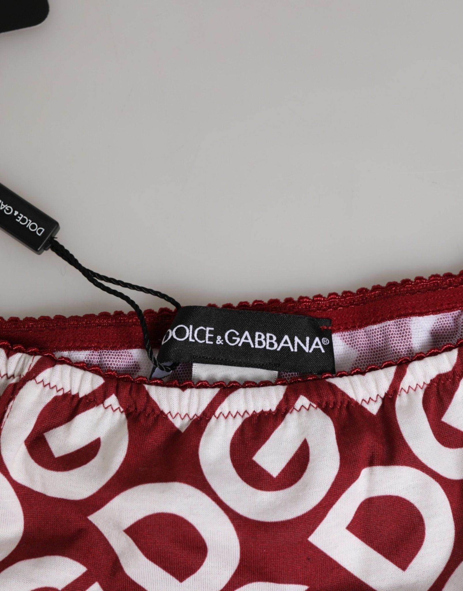 Dolce & Gabbana Bordeaux DG Logo Slip Bottom Brief Underwear – IT4 | L par Dolce & Gabbana | Disponible sur Sandy Store ByNet