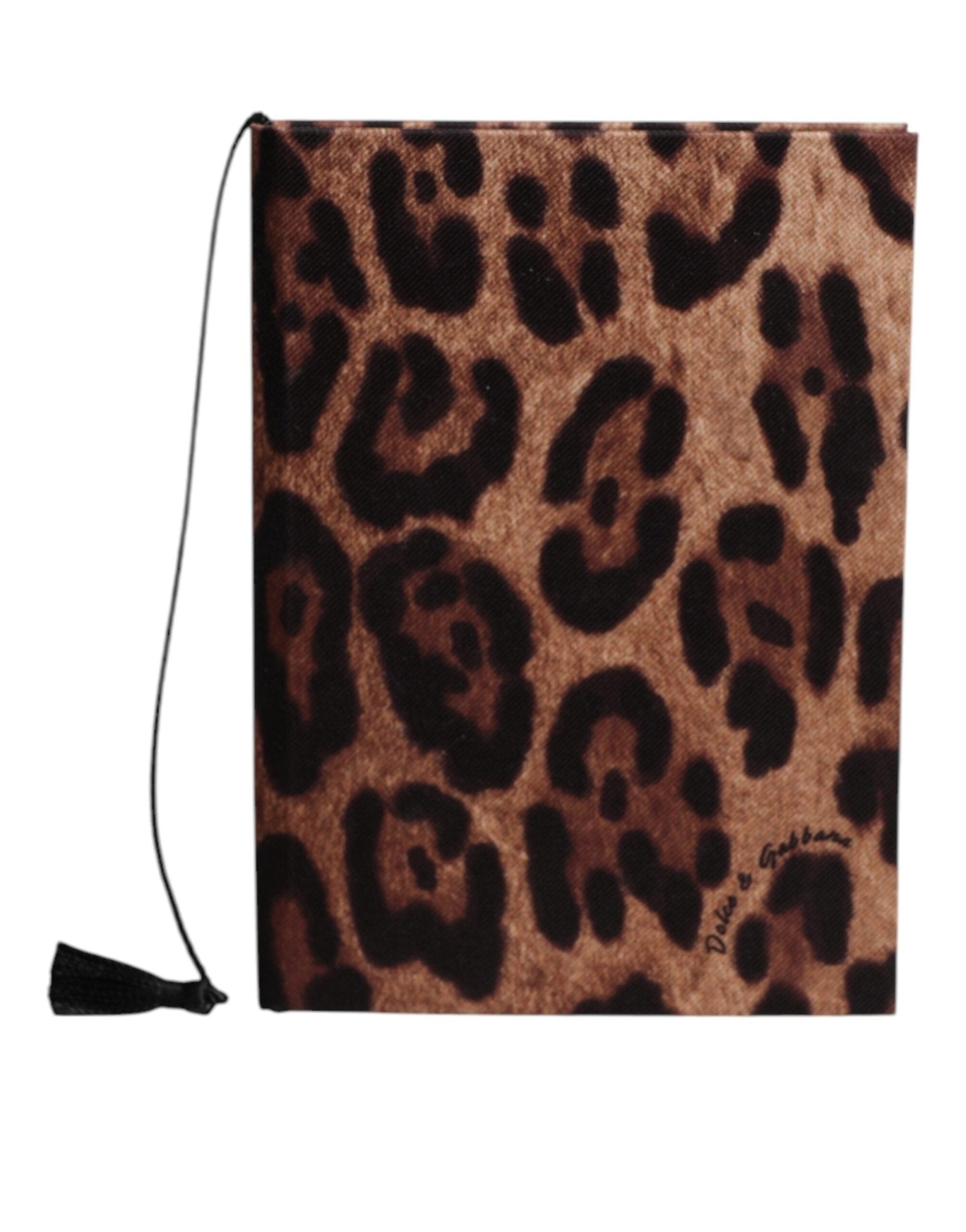 Dolce & Gabbana Brown Black Polyester Leopard Logo Print Small Notebook – par Dolce & Gabbana | Disponible sur Sandy Store ByNet