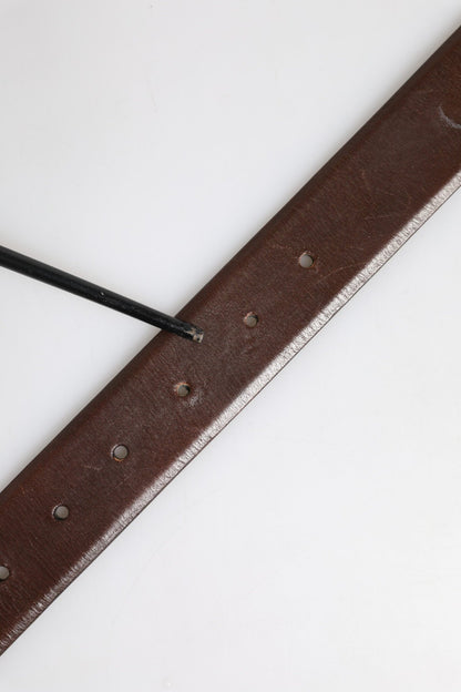 Dolce & Gabbana Brown Classic Gold Metal Logo Buckle Men Belt – 90 cm / 36 Inches par Dolce & Gabbana | Disponible sur Sandy Store ByNet