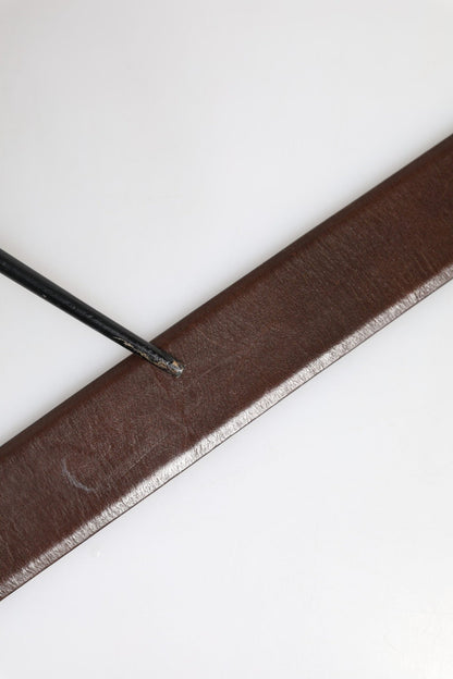 Dolce & Gabbana Brown Classic Gold Metal Logo Buckle Men Belt – 90 cm / 36 Inches par Dolce & Gabbana | Disponible sur Sandy Store ByNet