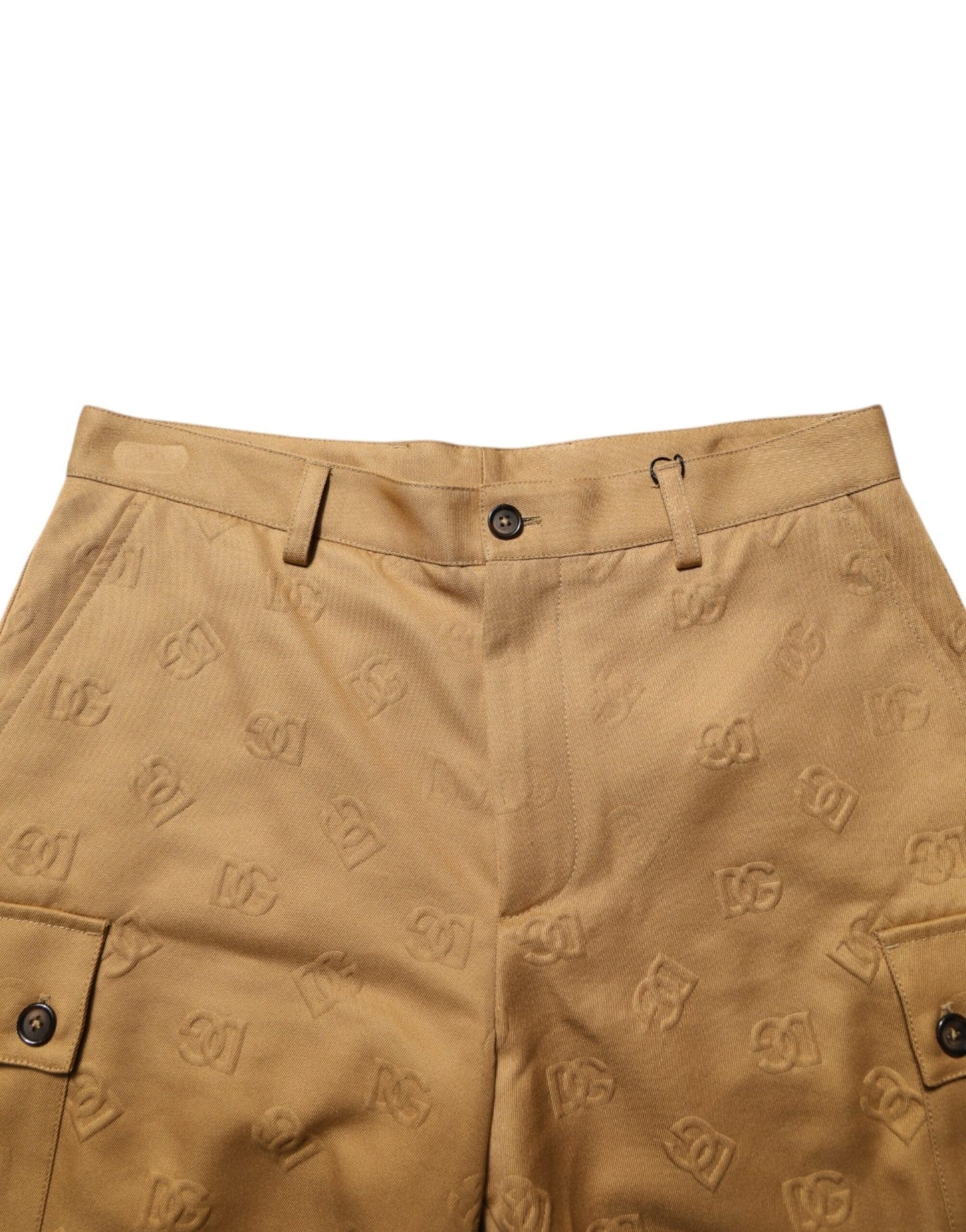 Dolce & Gabbana Brown Cotton Stretch Logo CargoBermuda Shorts – IT48 | M par Dolce & Gabbana | Disponible sur Sandy Store ByNet