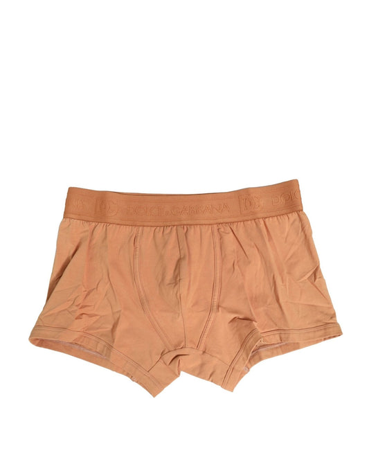 Dolce & Gabbana Brown Cotton Stretch Regular Boxer Underwear – IT4 | S par Dolce & Gabbana | Disponible sur Sandy Store ByNet