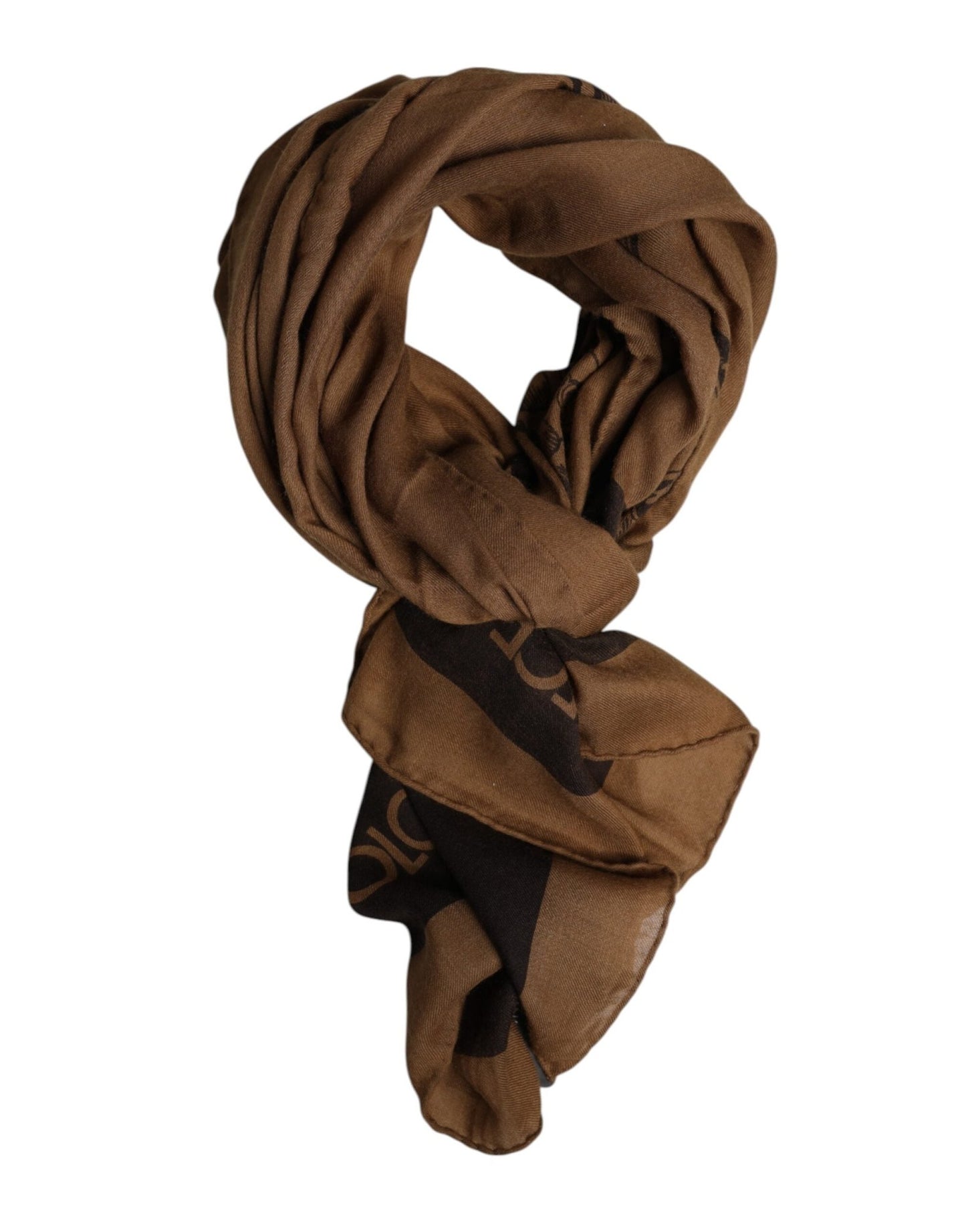 Dolce & Gabbana Brown DG Crown Neck Warmer Men Foulard Scarf – par Dolce & Gabbana | Disponible sur Sandy Store ByNet