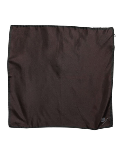 Dolce & Gabbana Brown DG Crown Silk Square Men Foulard Scarf – par Dolce & Gabbana | Disponible sur Sandy Store ByNet