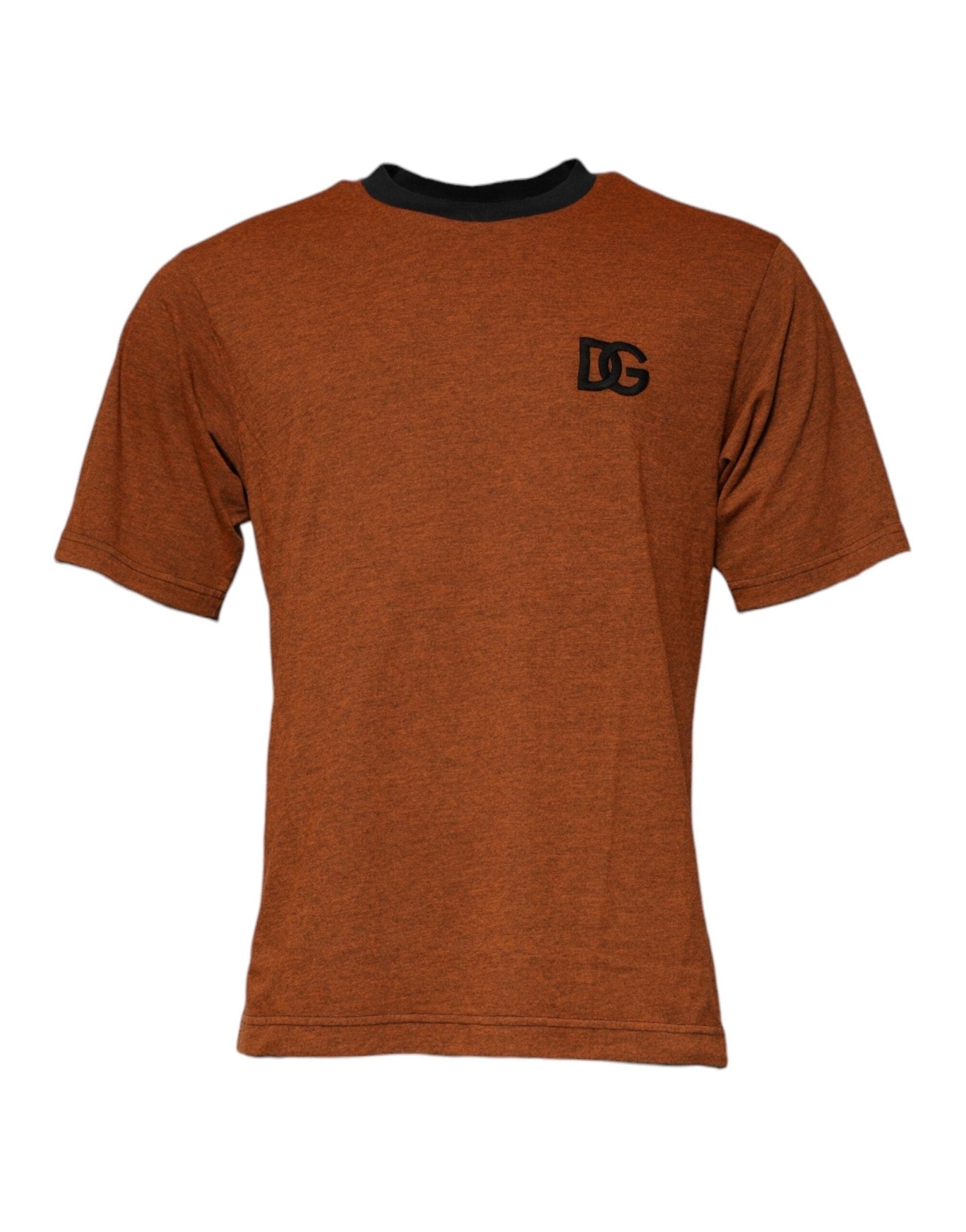 Dolce & Gabbana Brown DG Logo Polyester Crew Neck T-shirt – IT48 | M par Dolce & Gabbana | Disponible sur Sandy Store ByNet