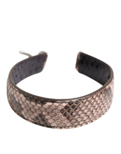 Dolce & Gabbana Brown Exotic Leather Handbag Accessory Shoulder Strap – par Dolce & Gabbana | Disponible sur Sandy Store ByNet