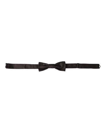 Dolce & Gabbana Brown Fantasy Silk Adjustable Neck Men Papillon Bow Tie – par Dolce & Gabbana | Disponible sur Sandy Store ByNet